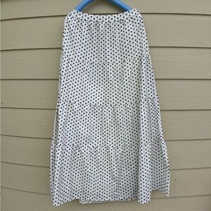 Vineyard Vines-Polka Dot Maxi Skirt S